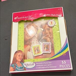 American Girl McKenna Sticker Frame Craft Kit